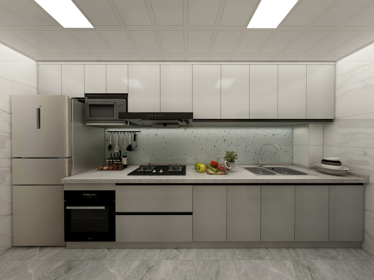 W66最给力的老牌娱乐生态板全屋定制-现代简约气概衣柜